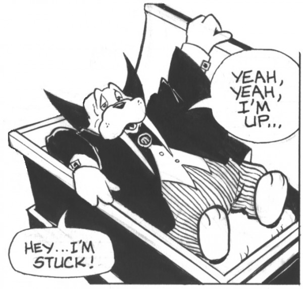 DogRat Drawing – Prattling before the Pratfall